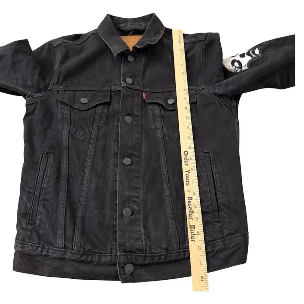 Custom Levi’s Denim Jacket with Converge Jane Doe Inspired Back Patch RARE